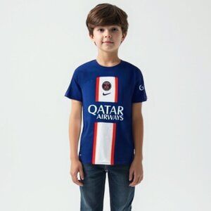 ❤️ Nike Paris 22/23 children PSG Home Football Kit Shirt Sportswear 4-6T